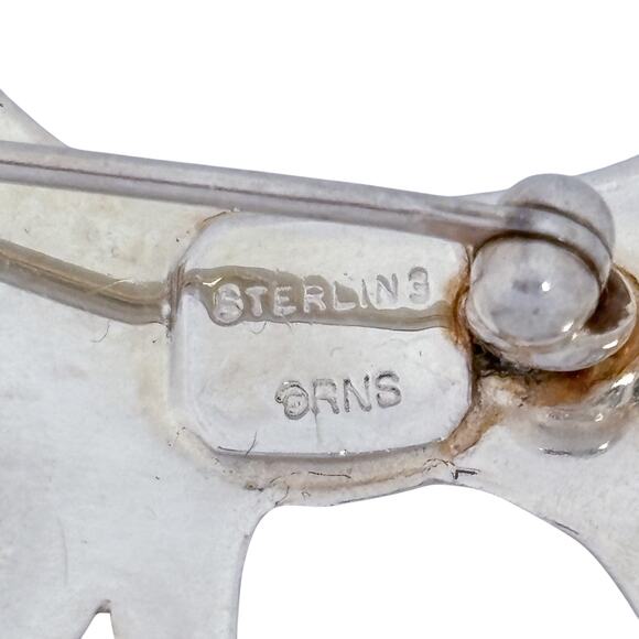 Labrador Retriever Brooch | Vintage Sterling Silver 925 | Puppy Dog Pin - Picture 4 of 6